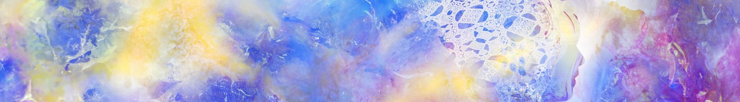 colors emitting from a head